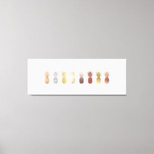 Alle ananas Alles Canvas Afdruk