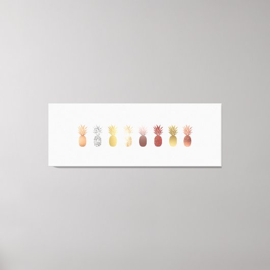 Alle ananas Alles Canvas Afdruk (Voorkant)