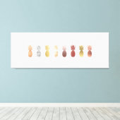 Alle ananas Alles Canvas Afdruk (Insitu (Houten vloer))