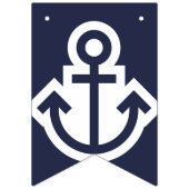 Alle anchors Nautical Bunting Vlaggetjes (Tweede vlag)