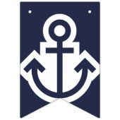 Alle anchors Nautical Bunting Vlaggetjes (Derde vlag)