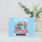 Alle andere rendieren feestdagenkaart (Staand voorkant)