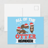 Alle andere rendieren feestdagenkaart (Voorkant / Achterkant)