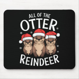 Alle andere rendieren Kerstotters Santa X Muismat