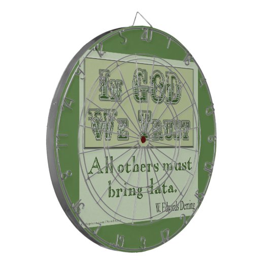 Alle anderen moeten een Data Dartboard hebben Dartbord (Voorkant Links)