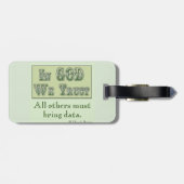 Alle anderen moeten het bagagelabel van Gegevens b (Achterkant horizontaal)