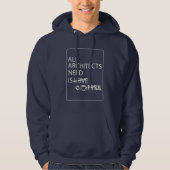 ALLE ARCHITECTS BEHOEFTE HOODIE (Voorkant)