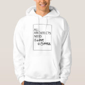 ALLE ARCHITECTS BEHOEFTE HOODIE (Voorkant)