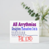 Alle aritmieën rechtzetten zichzelf uit EIND Briefkaart (Staand voorkant)