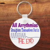 Alle aritmieën rechtzetten zichzelf uit EIND Sleutelhanger (Voorkant)