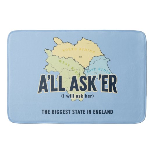 Alle Asker – Yorkshire's Grootste Staat Badmat (Voorkant)