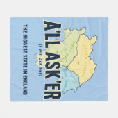 Alle Asker – Yorkshire's Grootste Staat Fleece Deken (Voorkant (Horizontaal))