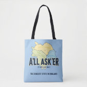 Alle Asker – Yorkshire's Grootste Staat Tote Bag (Voorkant)