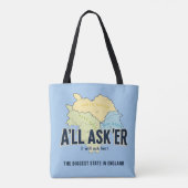 Alle Asker – Yorkshire's Grootste Staat Tote Bag (Achterkant)