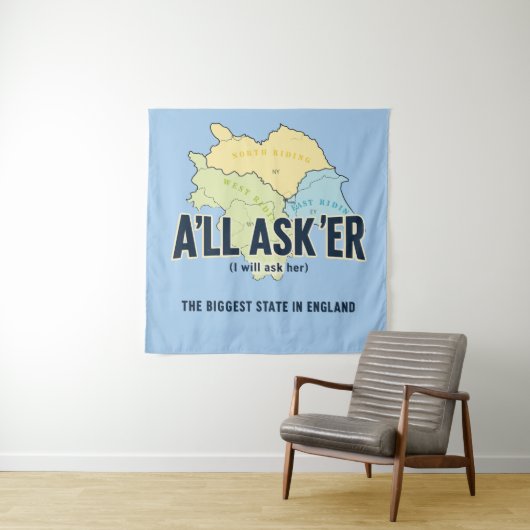 Alle Asker – Yorkshire's Grootste Staat Wandkleed (In situ)