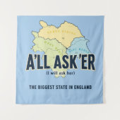 Alle Asker – Yorkshire's Grootste Staat Wandkleed (Voorkant)