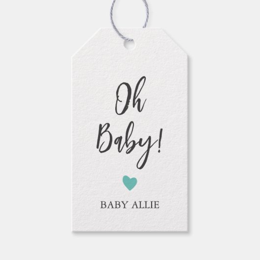 Alle Baby--Labels, Baby showers Labels, Cadeaulabel (Voorkant)