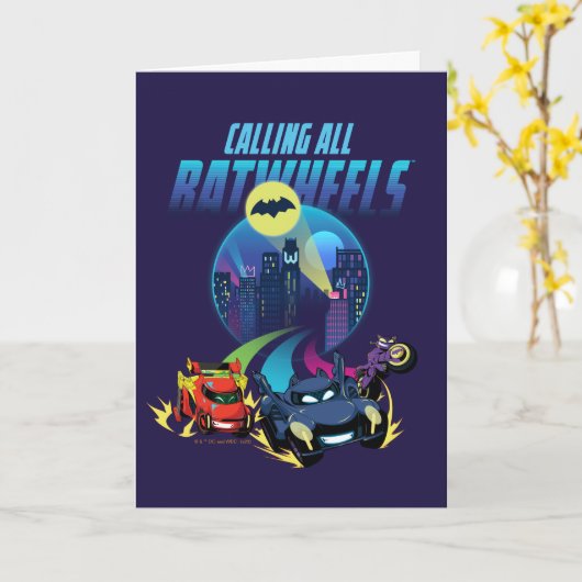 Alle Batwheels™ aanroepen Kaart (Gele Bloem)