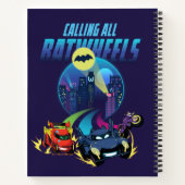 Alle Batwheels™ aanroepen Notitieboek (Achterkant)