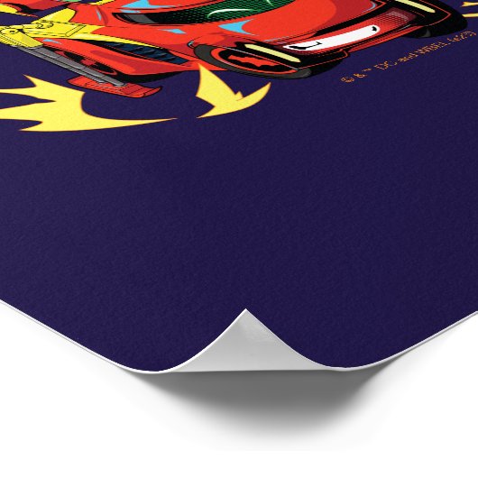 Alle Batwheels™ aanroepen Poster (Hoek)