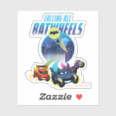 Alle Batwheels™ aanroepen Sticker (Vel)