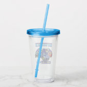 Alle Batwheels™ bellen - Klaar om te rollen Acryl Drinkbeker (Achterkant)