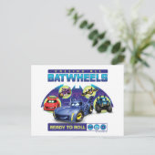 Alle Batwheels™ bellen - Klaar om te rollen Briefkaart (Staand voorkant)