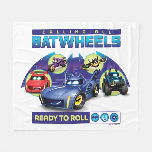 Alle Batwheels™ bellen - Klaar om te rollen Fleece Deken (Voorkant (Horizontaal))