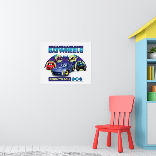 Alle Batwheels™ bellen - Klaar om te rollen Poster (Kinderkamer 1)