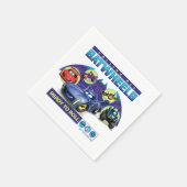 Alle Batwheels™ bellen - Klaar om te rollen Servet (Hoek)