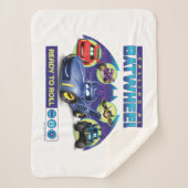 Alle Batwheels™ bellen - Klaar om te rollen Sherpa Deken (Voorkant)