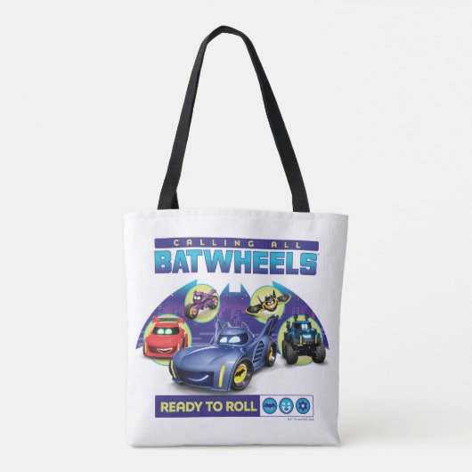 Alle Batwheels™ bellen - Klaar om te rollen Tote Bag (Achterkant)