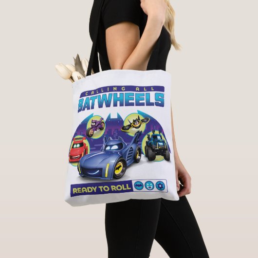 Alle Batwheels™ bellen - Klaar om te rollen Tote Bag (Dichtbij)