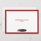 Alle, behalve de muis - Christmas Dinner Uitnodigi Kaart (Achterkant)