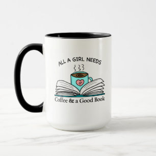 Alle behoeften van een meisje   Koffie en een goed Mok