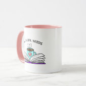 Alle behoeften van een meisje | Koffie en Mok van (Voorkant links)