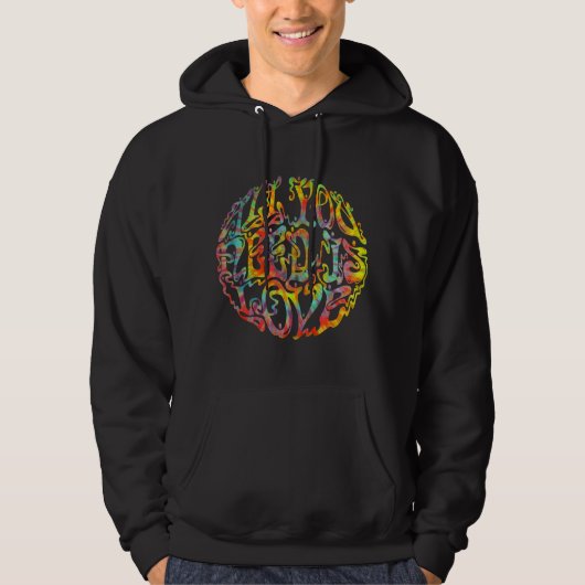 Alle behoeftes van liefde III Hoodie (Voorkant)
