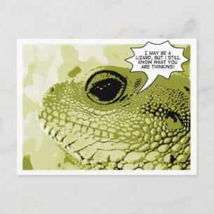Alle bekende hagedis - Comic Book Series No. 1 Briefkaart