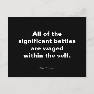 Alle belangrijke gevechten briefkaart