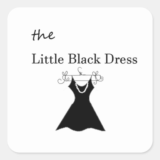 Alle belangrijke LBD Vierkante Sticker (Voorkant)