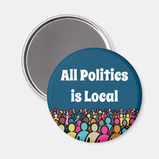 Alle beleid is Lokaal 2024 Magneet (Voorkant / Achterkant)