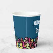 Alle beleid is Lokaal 2024 Papieren Bekers (Rechts)