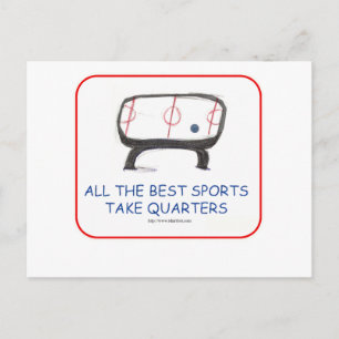 Alle beste sport komt overal voor. briefkaart