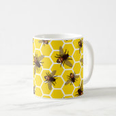 Alle bijen op de Mok van het Honeycomb Cup (Voorkant rechts)