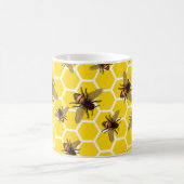 Alle bijen op de Mok van het Honeycomb Cup (Center)