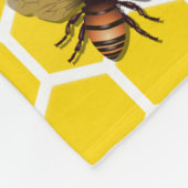 Alle bijen op Honeycomb Small Fleece Blanket Deken (Hoek)