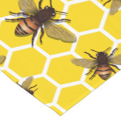 Alle bijen op Honeycomb Table Runner Korte Tafelloper (Hoek)