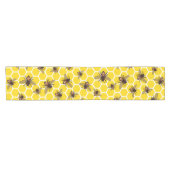 Alle bijen op Honeycomb Table Runner Korte Tafelloper (Horizontaal)