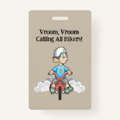 Alle bikers bellen badge (Achterkant)