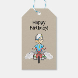 Alle bikers bellen cadeaulabel